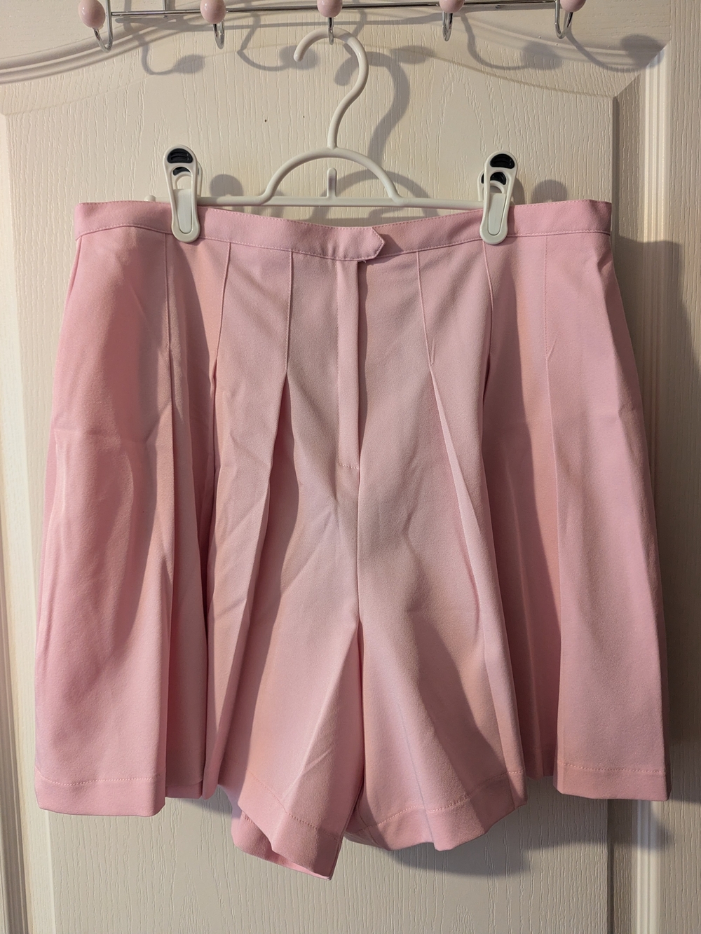 Hell Bunny Pastel Pink Pleated Skort